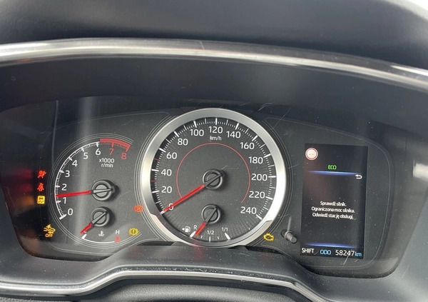 Toyota Corolla cena 22500 przebieg: 58250, rok produkcji 2019 z Rybnik małe 704